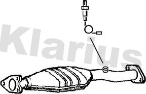 Klarius 311636 - Каталізатор autozip.com.ua