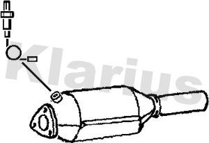 Klarius 370106 - Каталізатор autozip.com.ua