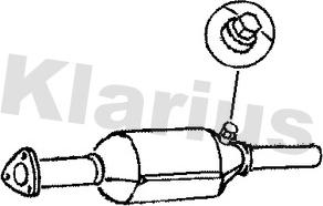 Klarius 311174 - Каталізатор autozip.com.ua