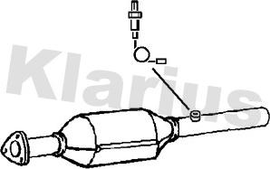 Klarius 311898 - Каталізатор autozip.com.ua
