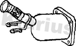 Klarius 322038 - Каталізатор autozip.com.ua