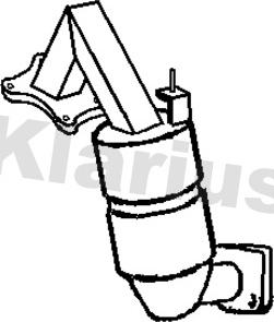 Klarius 312845 - Каталізатор autozip.com.ua