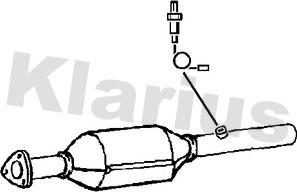 Klarius 323802 - Каталізатор autozip.com.ua