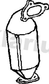 Klarius 312889 - Каталізатор autozip.com.ua