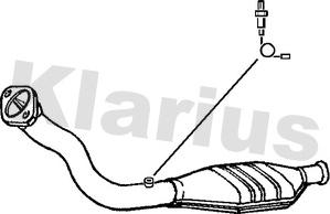 Klarius 380037 - Каталізатор autozip.com.ua