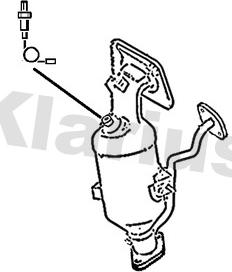 Klarius 324163 - Сажі / частковий фільтр, система вихлопу ОГ autozip.com.ua