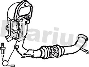 Klarius 325101 - Каталізатор autozip.com.ua
