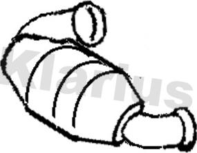 Klarius 325203 - Каталізатор autozip.com.ua