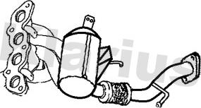 Klarius 325283 - Каталізатор autozip.com.ua