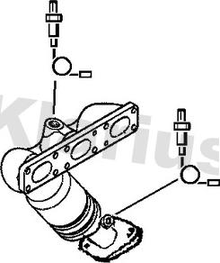 Klarius 321567 - Каталізатор autozip.com.ua