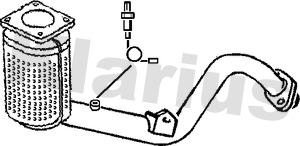 Klarius 321524 - Каталізатор autozip.com.ua