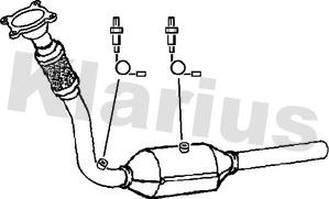 Klarius 321646 - Каталізатор autozip.com.ua