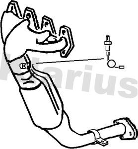 Klarius 321224 - Каталізатор autozip.com.ua