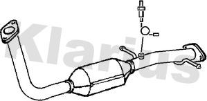 Klarius 321724 - Каталізатор autozip.com.ua