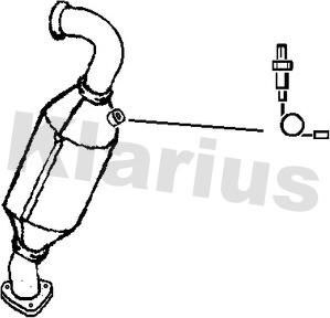 Klarius 323912 - Каталізатор autozip.com.ua