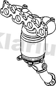 Klarius 323565 - Каталізатор autozip.com.ua