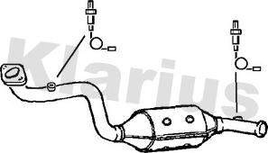 Klarius 323032 - Каталізатор autozip.com.ua