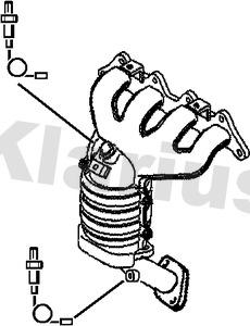 Klarius 322992 - Каталізатор autozip.com.ua