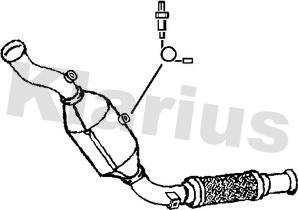 Klarius 322594 - Каталізатор autozip.com.ua