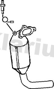 Klarius 322546 - Каталізатор autozip.com.ua