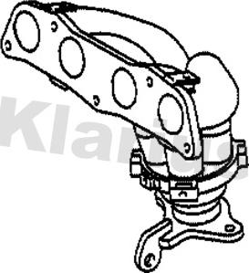 Klarius 322605 - Каталізатор autozip.com.ua