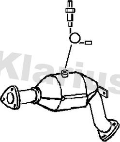 Klarius 322864 - Каталізатор autozip.com.ua