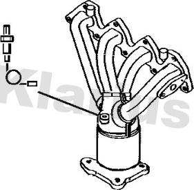 Klarius 322365 - Каталізатор autozip.com.ua