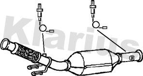 Klarius 322285 - Каталізатор autozip.com.ua