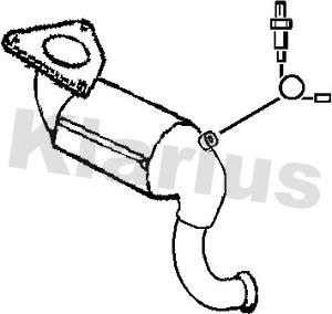 Klarius 322791 - Каталізатор autozip.com.ua