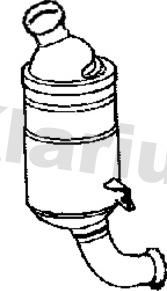 Klarius 322792 - Каталізатор autozip.com.ua