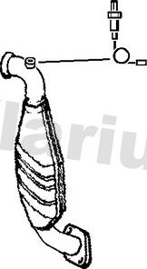 Klarius 322780 - Каталізатор autozip.com.ua