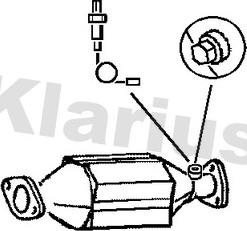 Klarius 370416 - Каталізатор autozip.com.ua