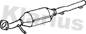 Klarius 370190 - Каталізатор autozip.com.ua