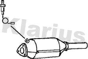 Klarius 370230 - Каталізатор autozip.com.ua