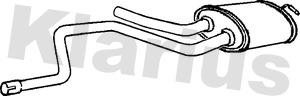 Klarius 240427 - Середній глушник вихлопних газів autozip.com.ua