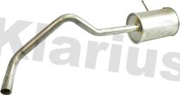 Klarius 241251 - Глушник вихлопних газів кінцевий autozip.com.ua