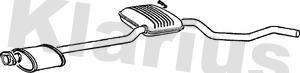 Klarius 260396 - Середній глушник вихлопних газів autozip.com.ua