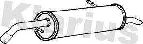 Klarius 210952 - Глушник вихлопних газів кінцевий autozip.com.ua