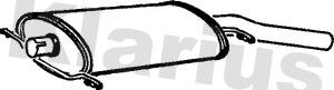 Klarius 210508 - Глушник вихлопних газів кінцевий autozip.com.ua
