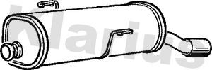 Klarius 210762 - Глушник вихлопних газів кінцевий autozip.com.ua