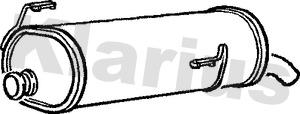 Klarius 210660 - Глушник вихлопних газів кінцевий autozip.com.ua