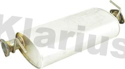 Klarius 210780 - Середній глушник вихлопних газів autozip.com.ua