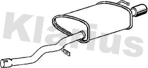 Klarius 230947 - Глушник вихлопних газів кінцевий autozip.com.ua