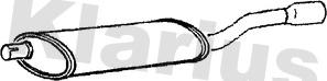 Klarius 230564 - Глушник вихлопних газів кінцевий autozip.com.ua