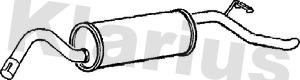 Klarius 230127 - Глушник вихлопних газів кінцевий autozip.com.ua