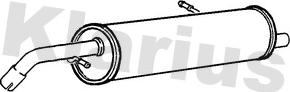 Klarius 221140 - Глушник вихлопних газів кінцевий autozip.com.ua