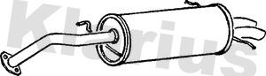 Klarius 220487 - Глушник вихлопних газів кінцевий autozip.com.ua