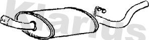 Klarius 220054 - Глушник вихлопних газів кінцевий autozip.com.ua