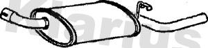 Klarius 220058 - Глушник вихлопних газів кінцевий autozip.com.ua