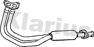 Klarius 220060 - Предглушітель вихлопних газів autozip.com.ua